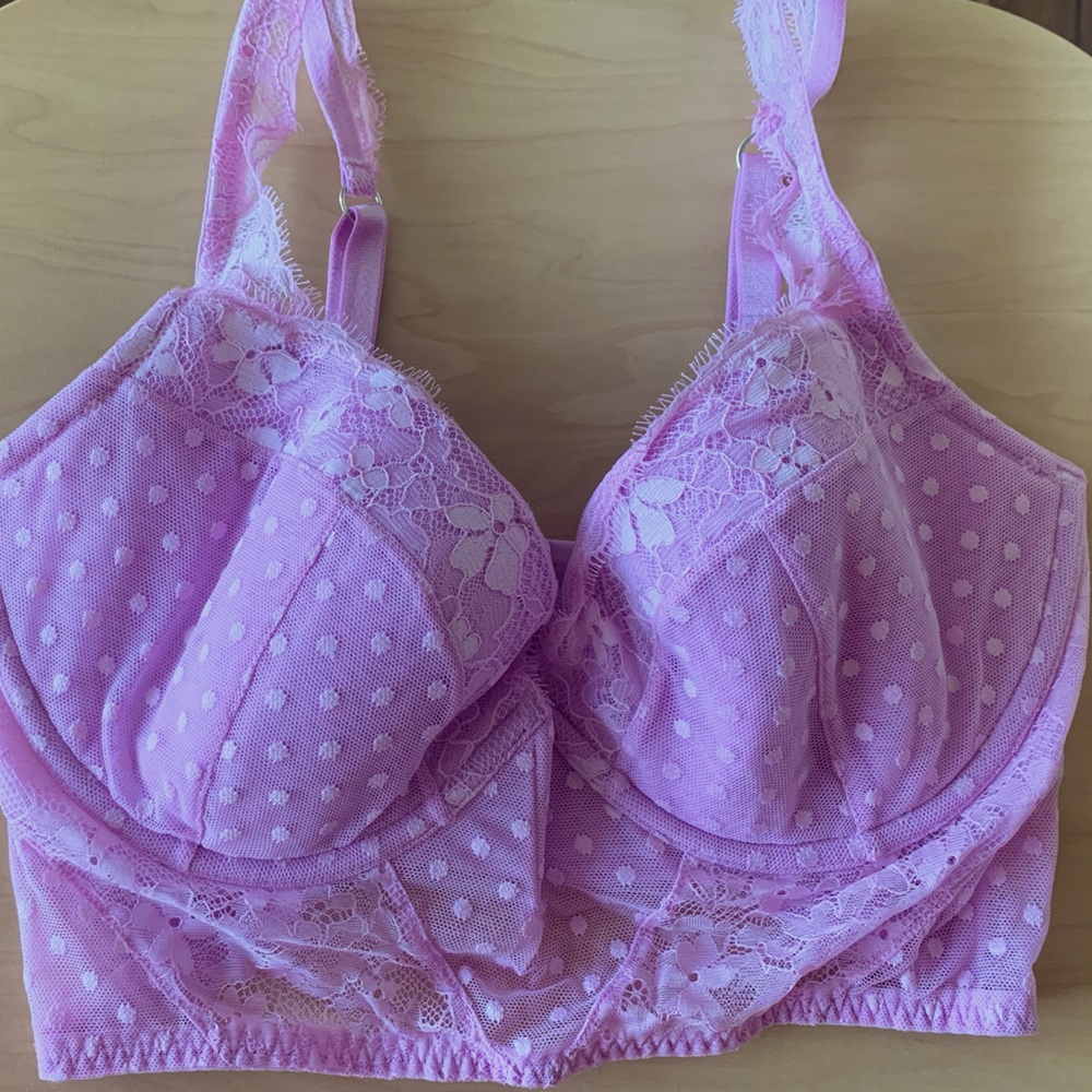 NWT Victoria’s Secret Dream Angels V Wire Longline Demi Lace Bra